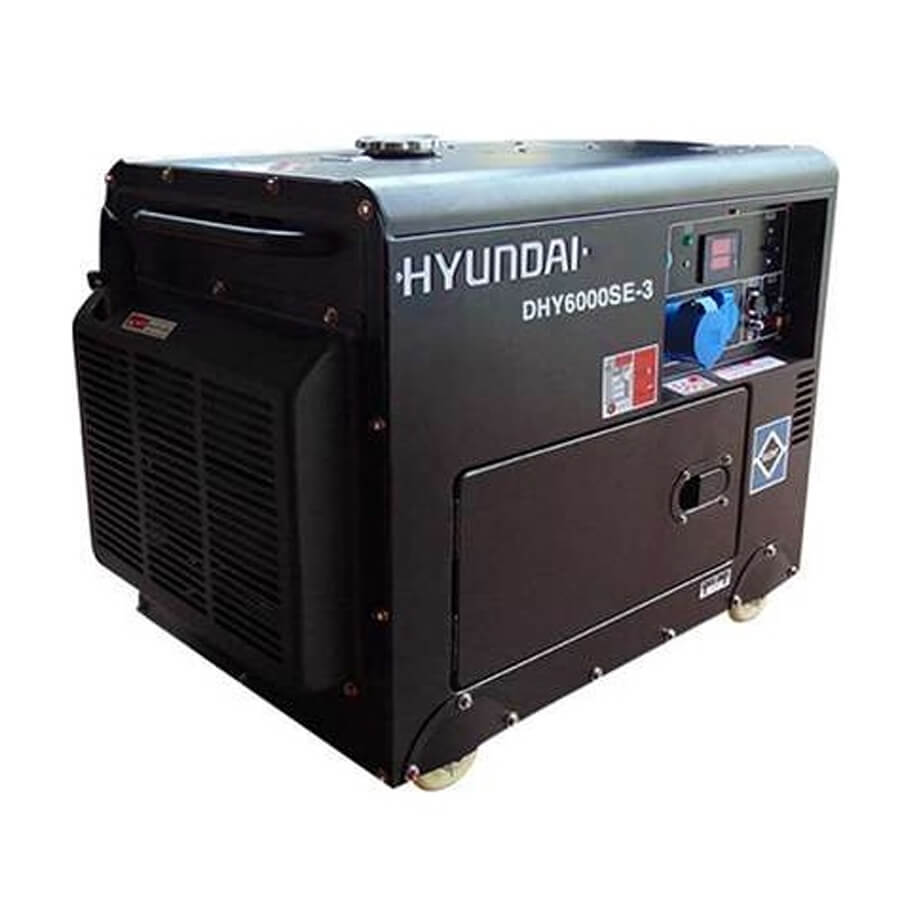Máy phát điện chạy dầu Diesel Hyundai DHY6000SE-3